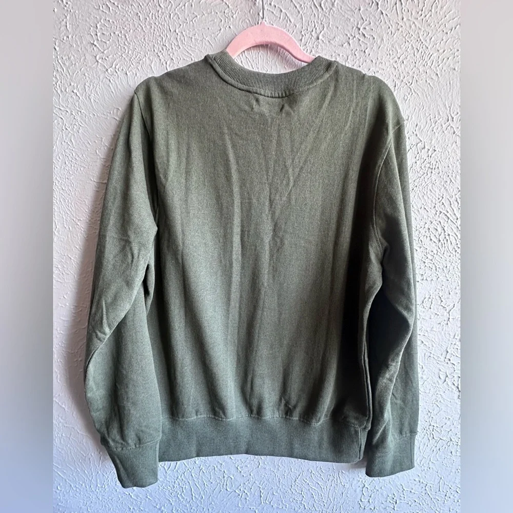 Banana Republic Men's Olive Crewneck Sweater
